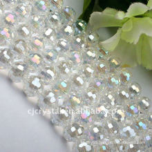 shamballa flat square lampwork glass beads